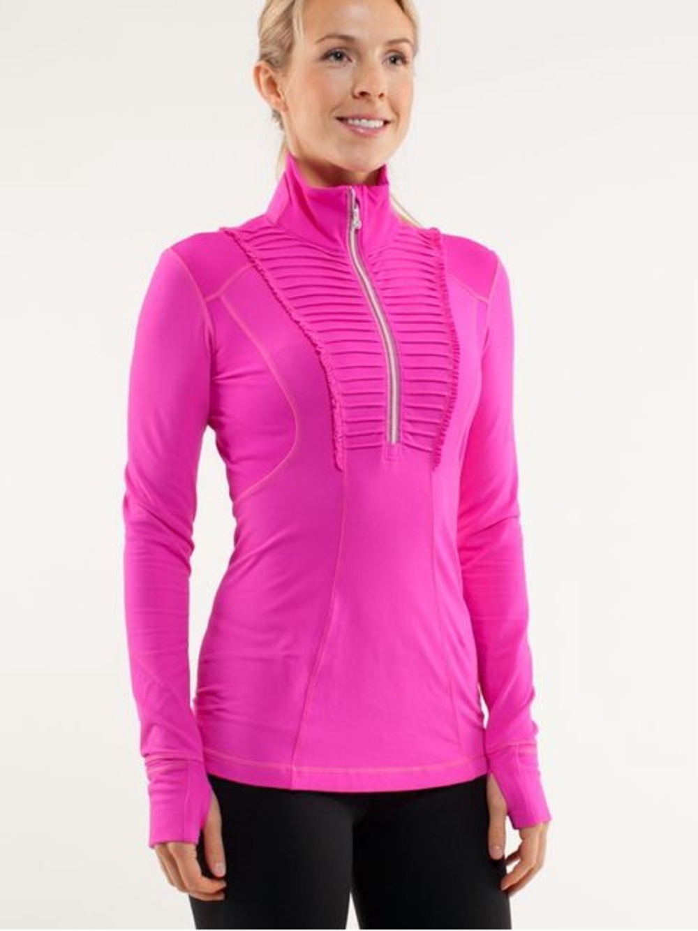 Lululemon Run: Your Heart Out Pullover Paris Pink